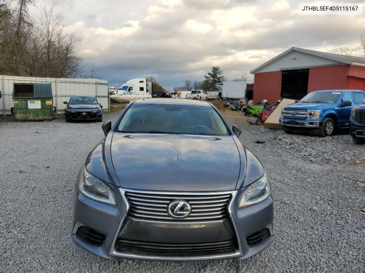 2013 Lexus Ls 460 VIN: JTHBL5EF4D5115167 Lot: 80294604