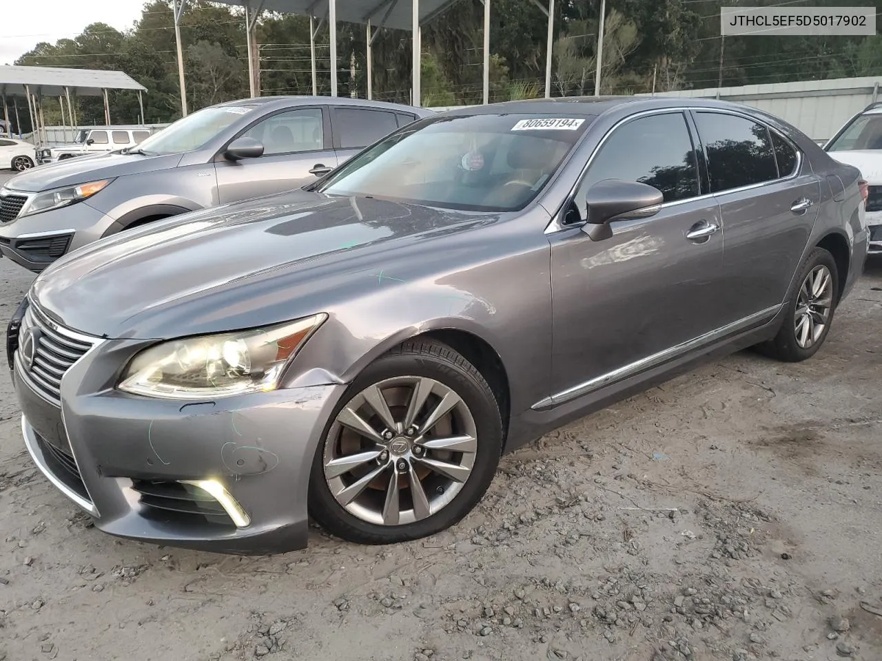 2013 Lexus Ls 460 VIN: JTHCL5EF5D5017902 Lot: 80659194