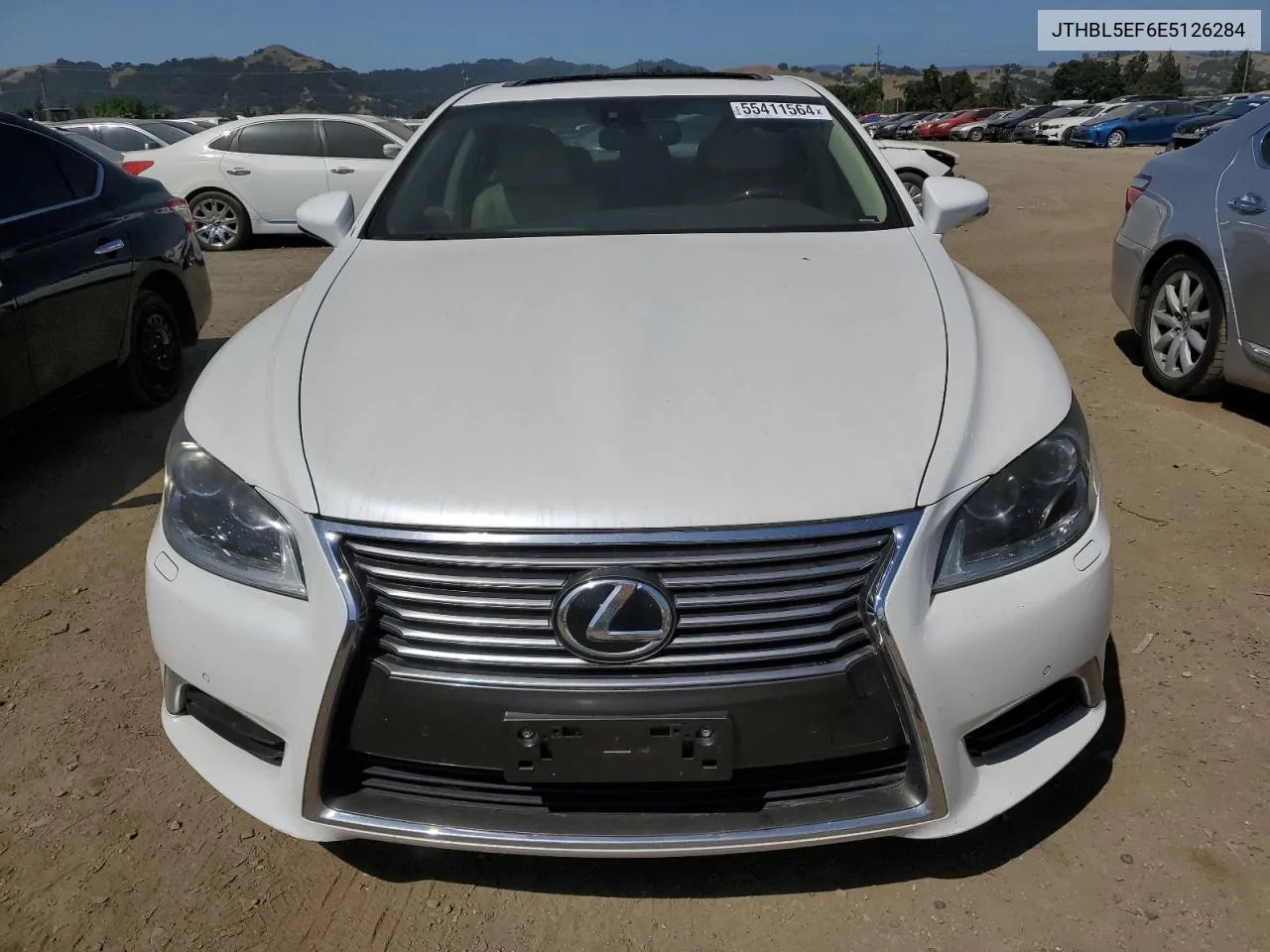 2014 Lexus Ls 460 VIN: JTHBL5EF6E5126284 Lot: 55411564