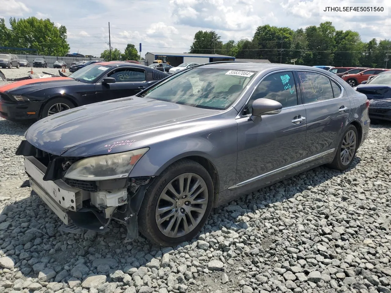 2014 Lexus Ls 460L VIN: JTHGL5EF4E5051560 Lot: 55837084