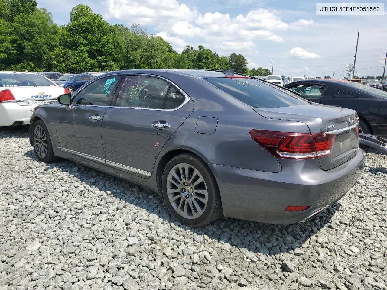 2014 Lexus Ls 460L VIN: JTHGL5EF4E5051560 Lot: 55837084