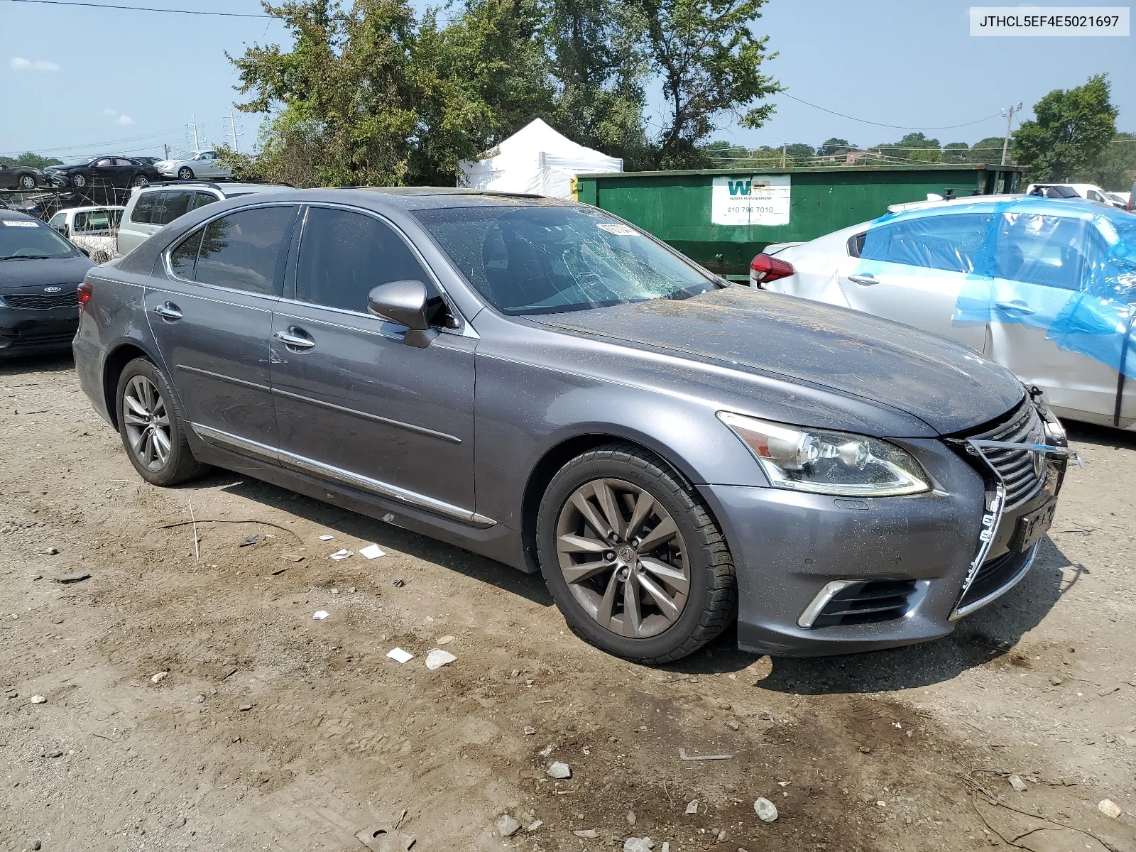 2014 Lexus Ls 460 VIN: JTHCL5EF4E5021697 Lot: 67677044