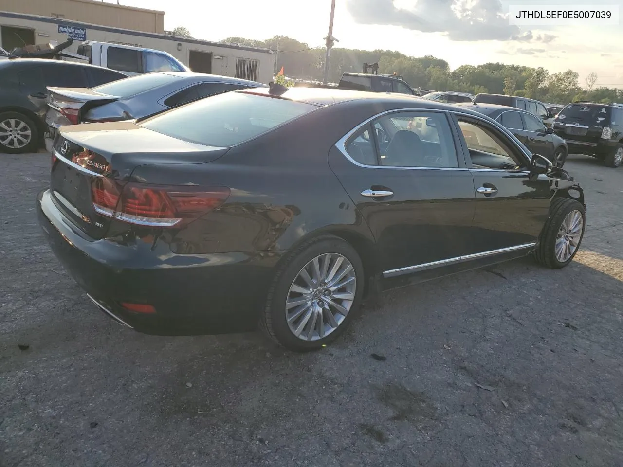 2014 Lexus Ls 460L VIN: JTHDL5EF0E5007039 Lot: 72728404