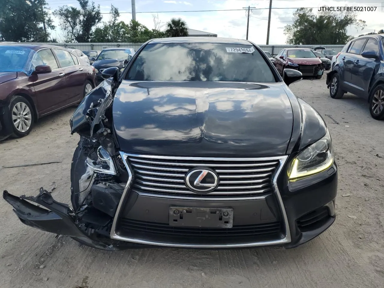 2014 Lexus Ls 460 VIN: JTHCL5EF8E5021007 Lot: 72943694