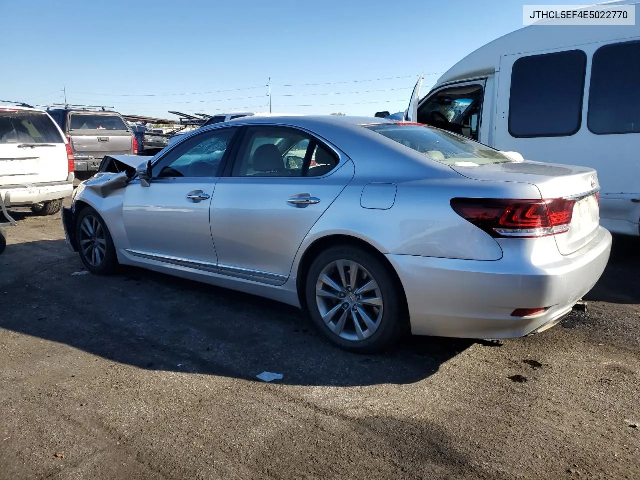 2014 Lexus Ls 460 VIN: JTHCL5EF4E5022770 Lot: 78731364