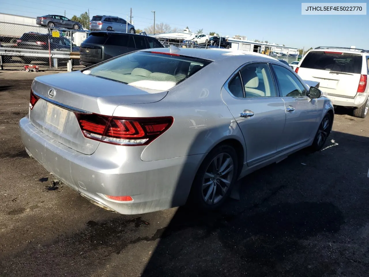 2014 Lexus Ls 460 VIN: JTHCL5EF4E5022770 Lot: 78731364