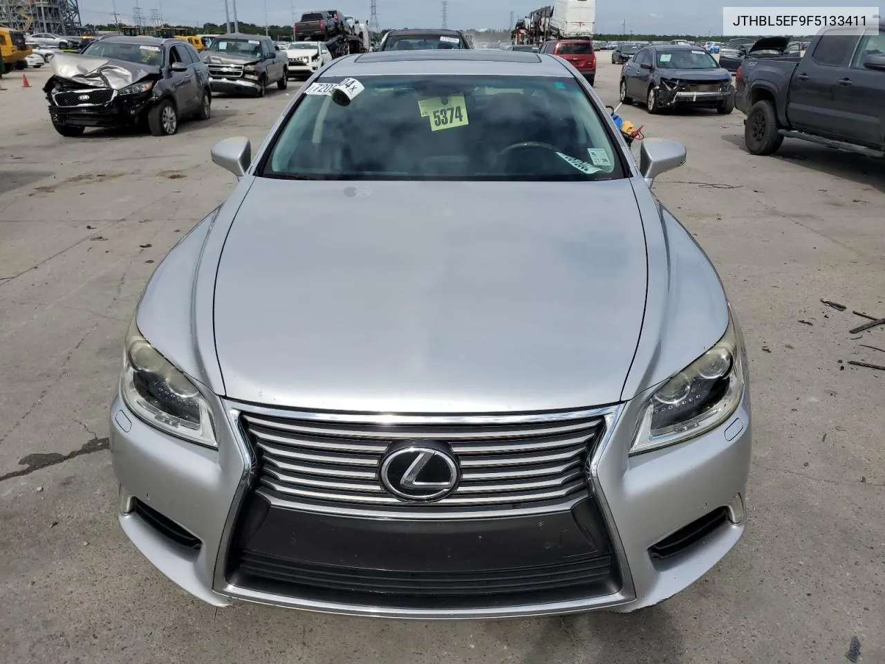 2015 Lexus Ls 460 VIN: JTHBL5EF9F5133411 Lot: 72054804