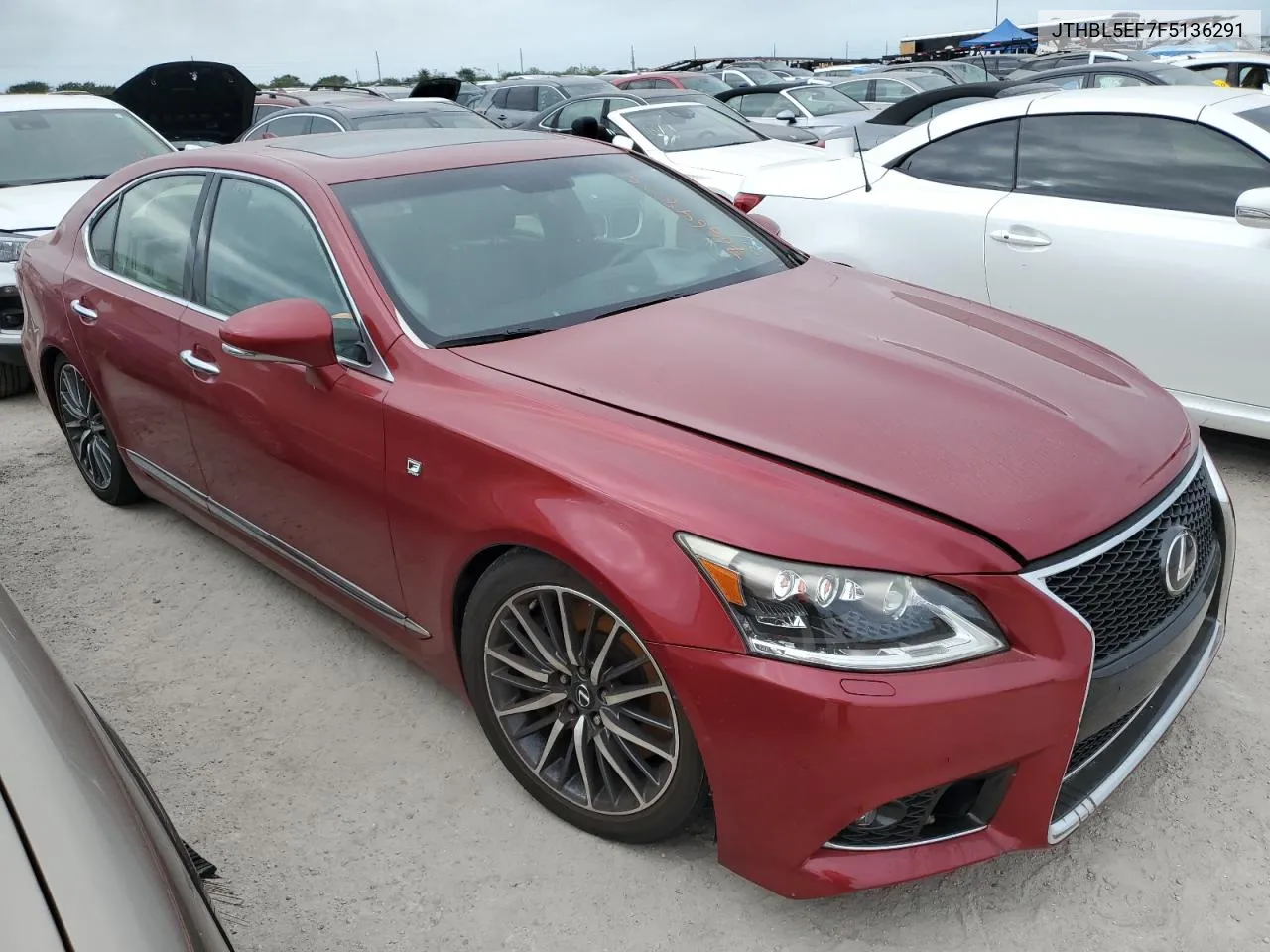 2015 Lexus Ls 460 VIN: JTHBL5EF7F5136291 Lot: 76669804