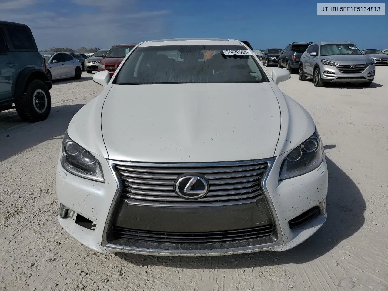 2015 Lexus Ls 460 VIN: JTHBL5EF1F5134813 Lot: 76870634