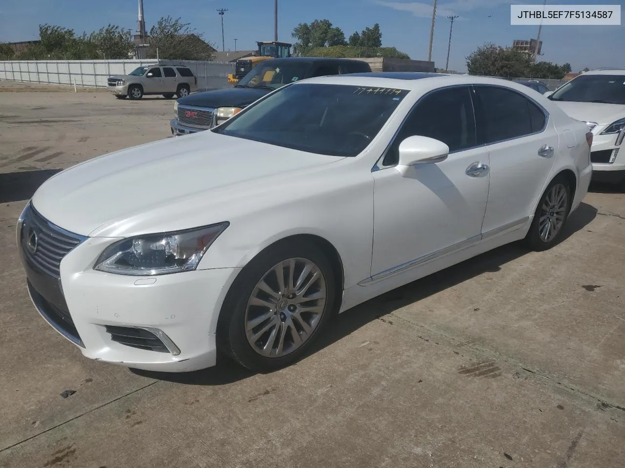 2015 Lexus Ls 460 VIN: JTHBL5EF7F5134587 Lot: 77444994