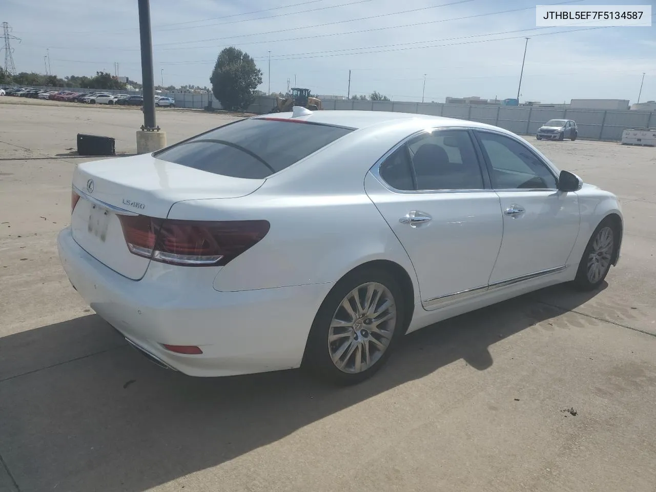 2015 Lexus Ls 460 VIN: JTHBL5EF7F5134587 Lot: 77444994