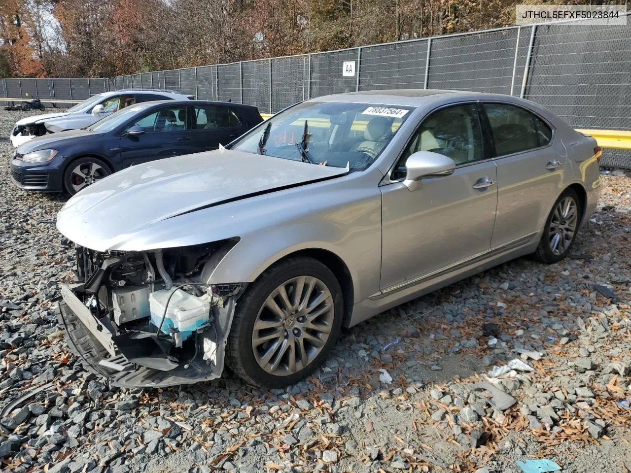 2015 Lexus Ls 460 VIN: JTHCL5EFXF5023844 Lot: 78837564