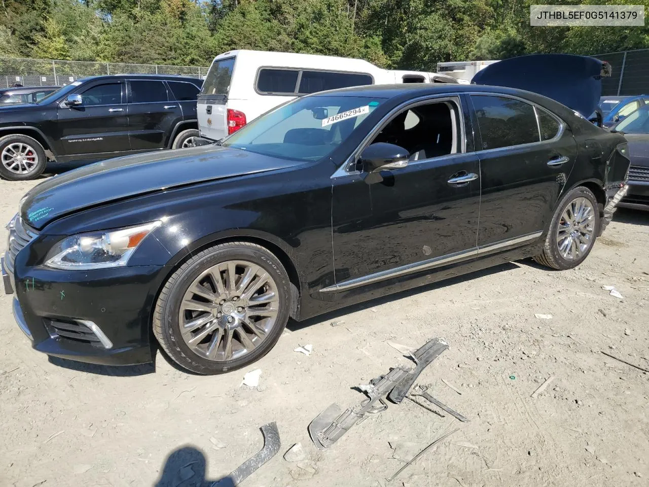 2016 Lexus Ls 460 VIN: JTHBL5EF0G5141379 Lot: 74665294