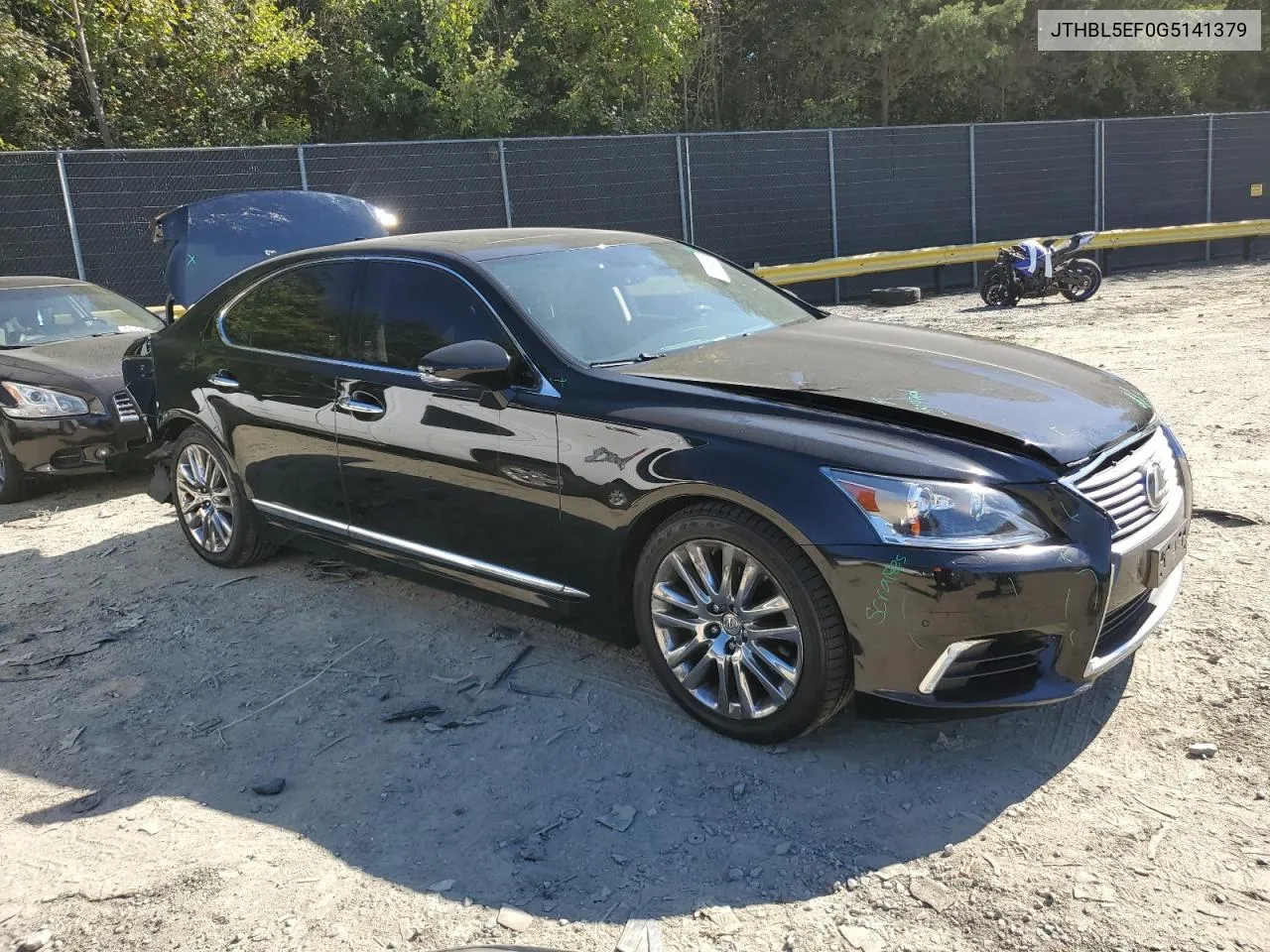 2016 Lexus Ls 460 VIN: JTHBL5EF0G5141379 Lot: 74665294