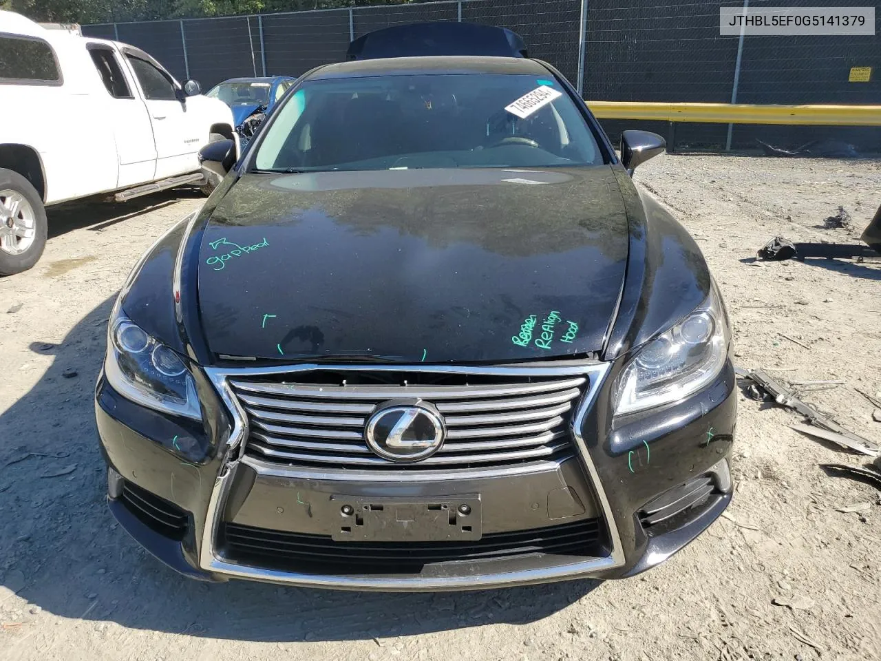 2016 Lexus Ls 460 VIN: JTHBL5EF0G5141379 Lot: 74665294