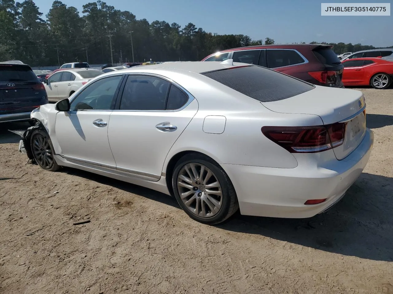 2016 Lexus Ls 460 VIN: JTHBL5EF3G5140775 Lot: 75729744