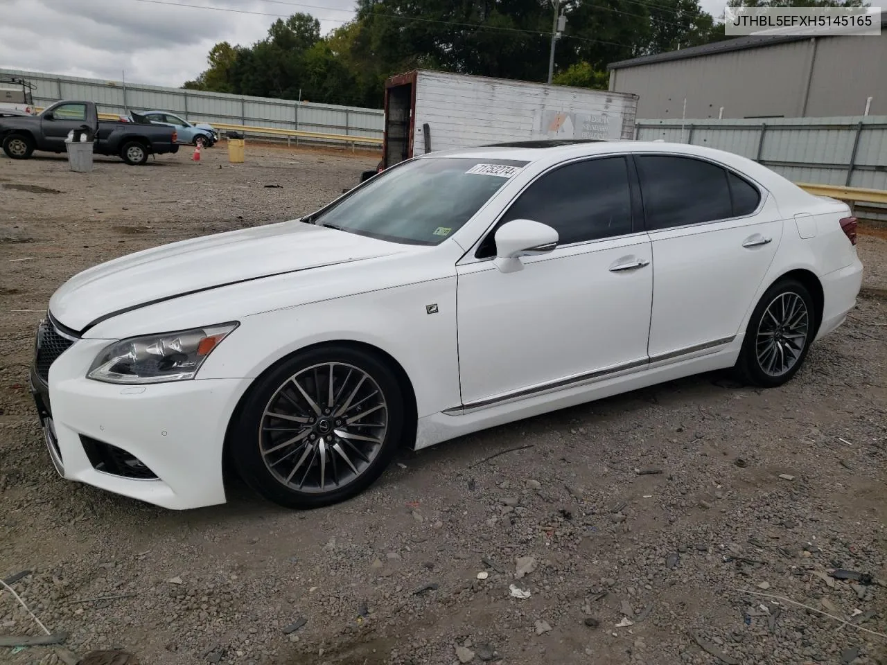 2017 Lexus Ls 460 VIN: JTHBL5EFXH5145165 Lot: 71752274