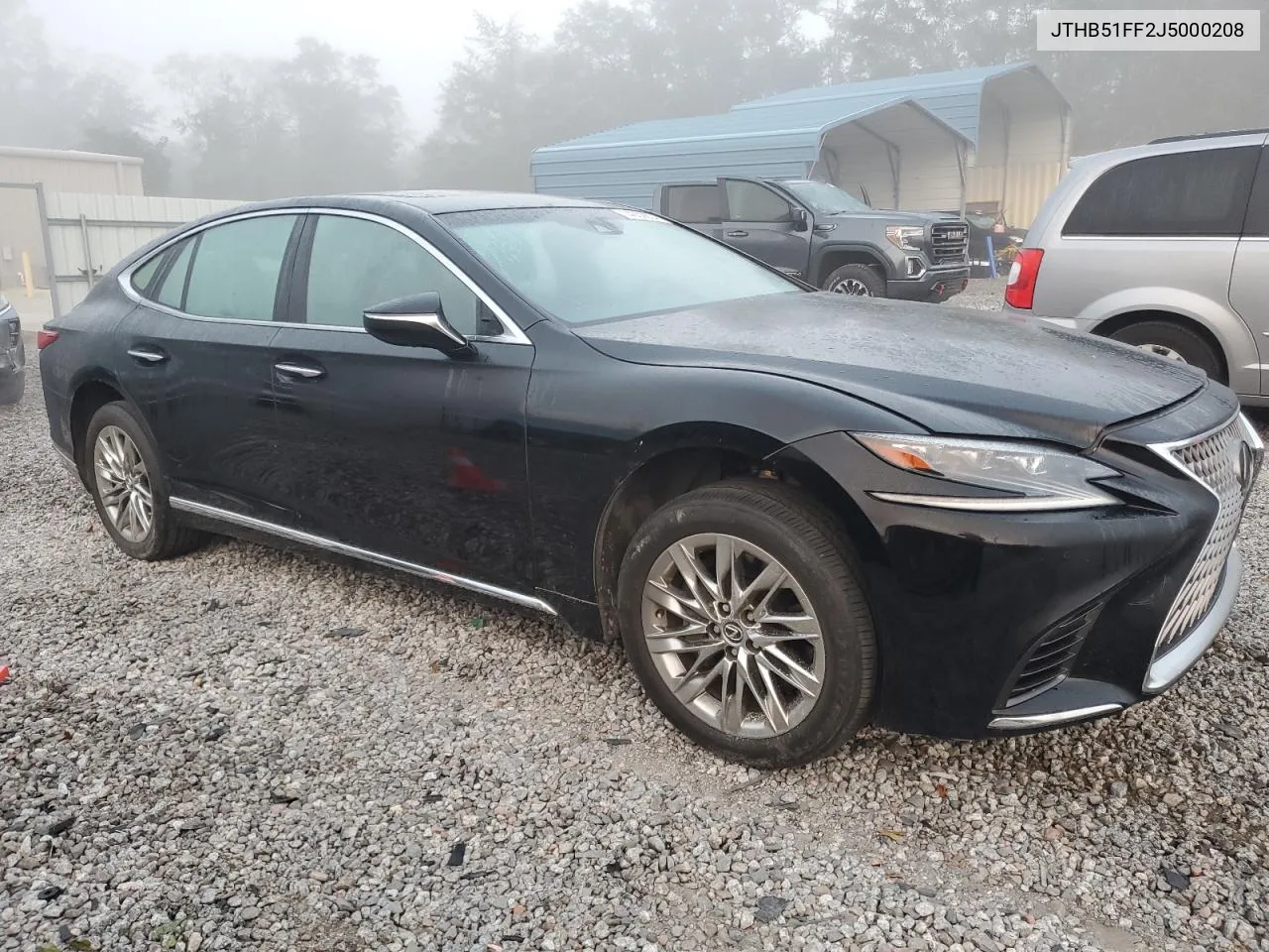 2018 Lexus Ls 500 Base VIN: JTHB51FF2J5000208 Lot: 74009804