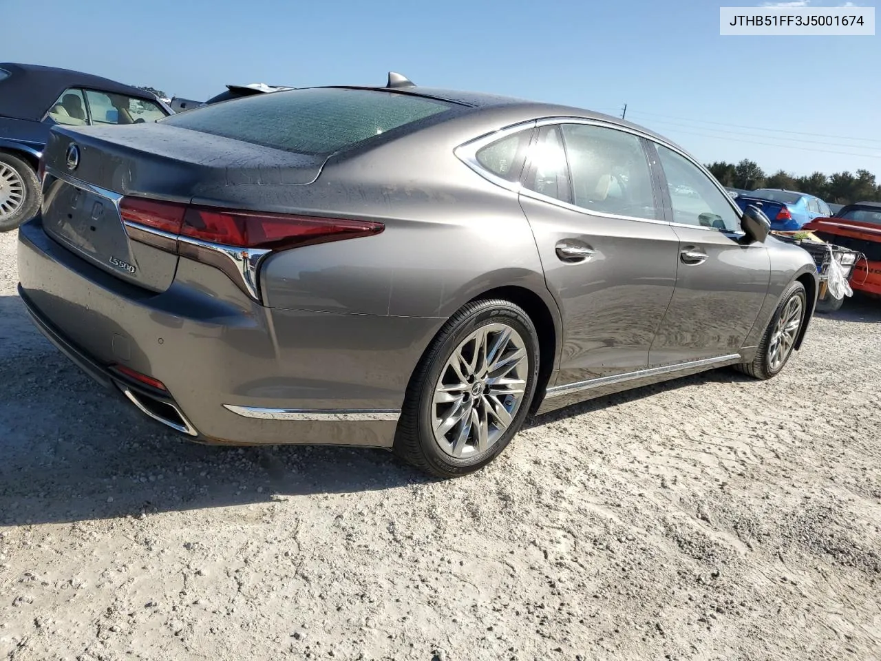 2018 Lexus Ls 500 Base VIN: JTHB51FF3J5001674 Lot: 75014034