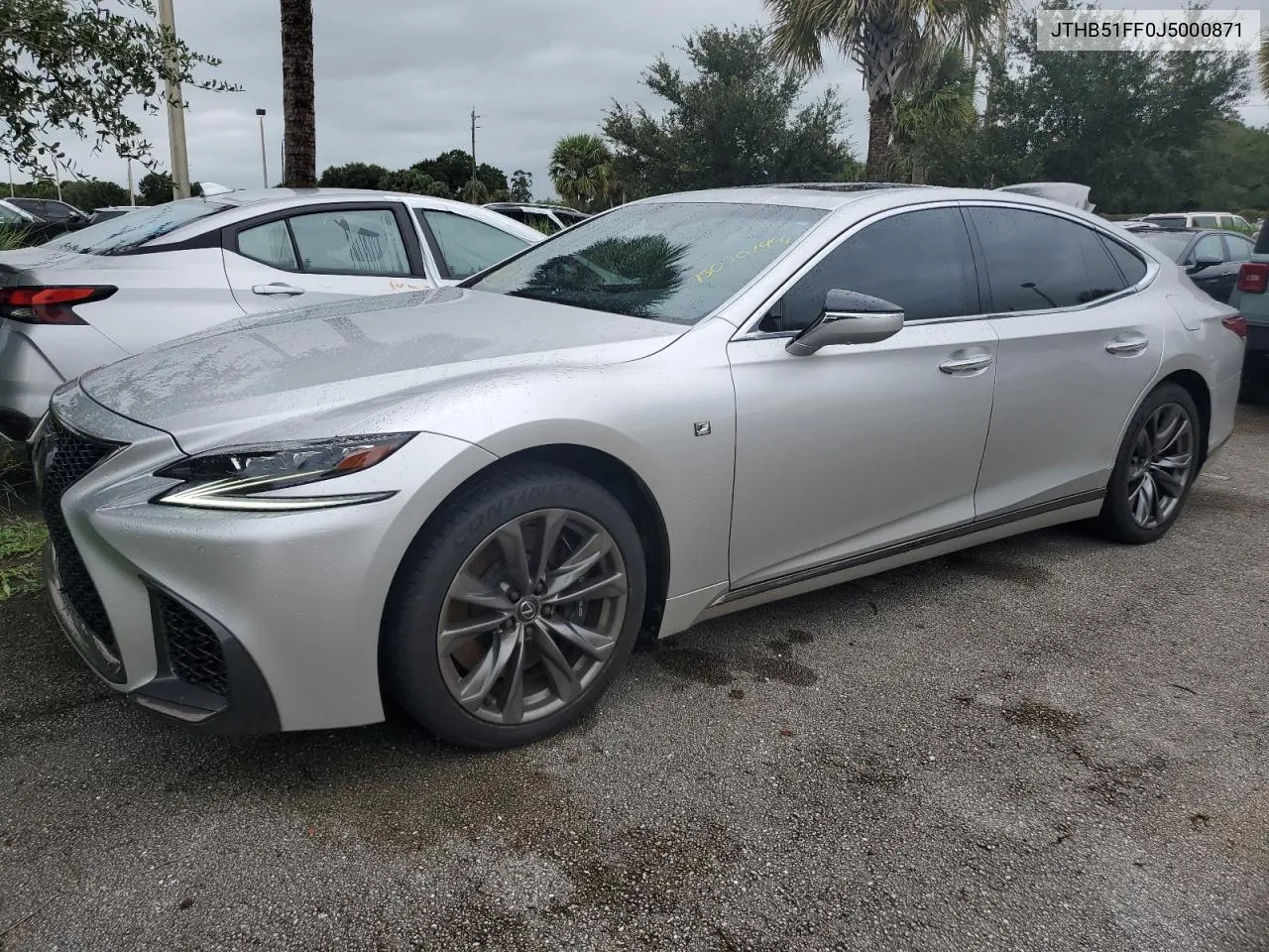 2018 Lexus Ls 500 Base VIN: JTHB51FF0J5000871 Lot: 75030744