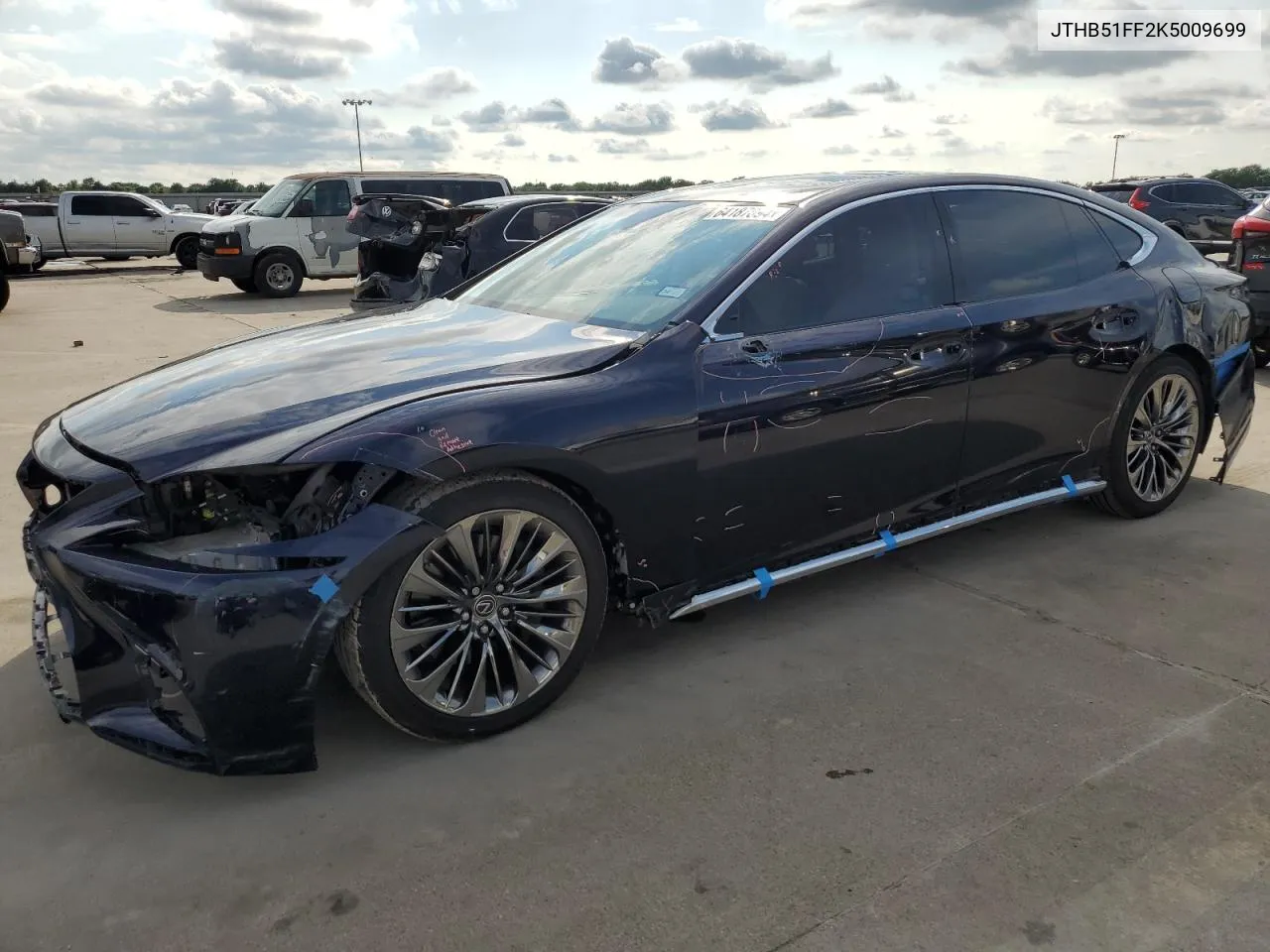 2019 Lexus Ls 500 Base VIN: JTHB51FF2K5009699 Lot: 64187094