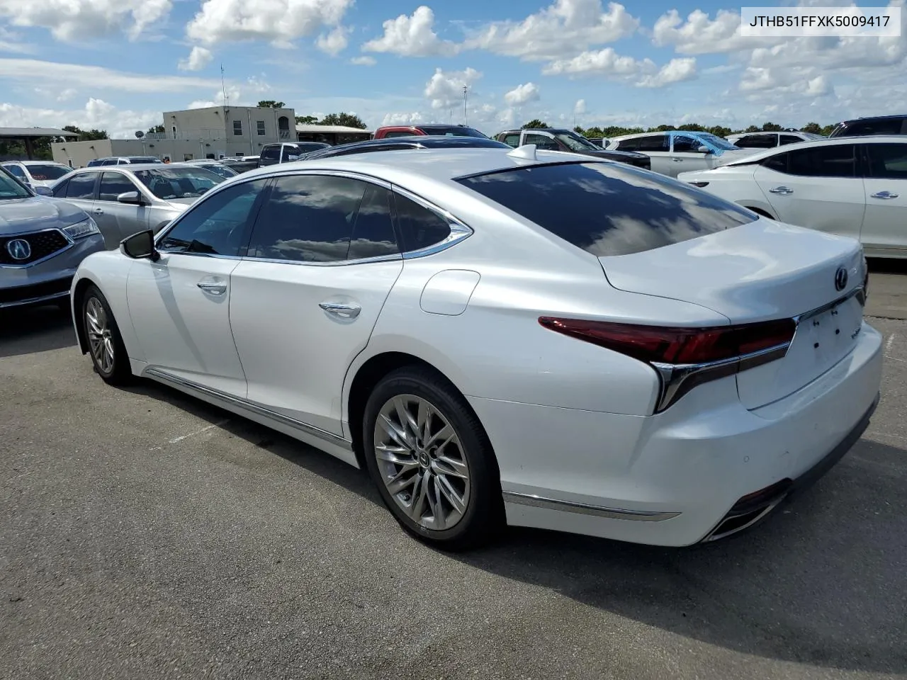 2019 Lexus Ls 500 Base VIN: JTHB51FFXK5009417 Lot: 74072624