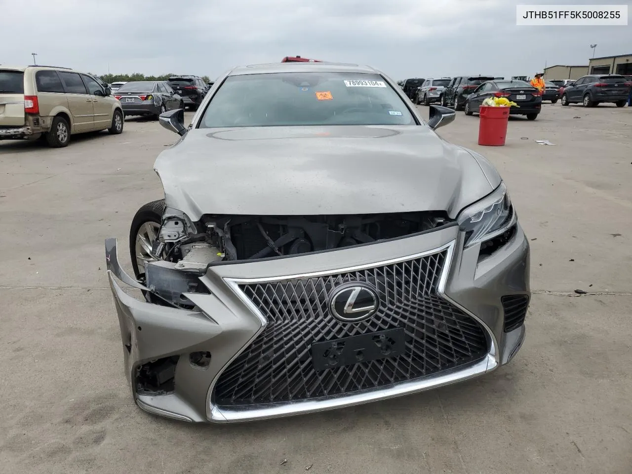 2019 Lexus Ls 500 Base VIN: JTHB51FF5K5008255 Lot: 78993104