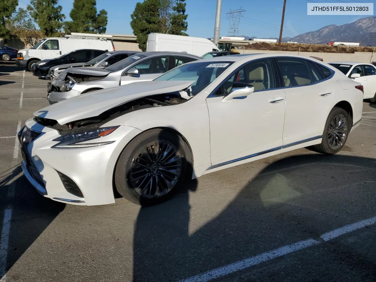 2020 Lexus Ls 500 Base VIN: JTHD51FF5L5012803 Lot: 75730534