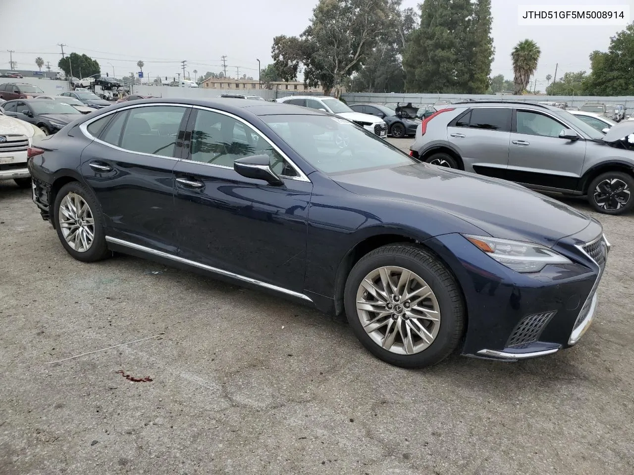 2021 Lexus Ls 500 Base VIN: JTHD51GF5M5008914 Lot: 58166234