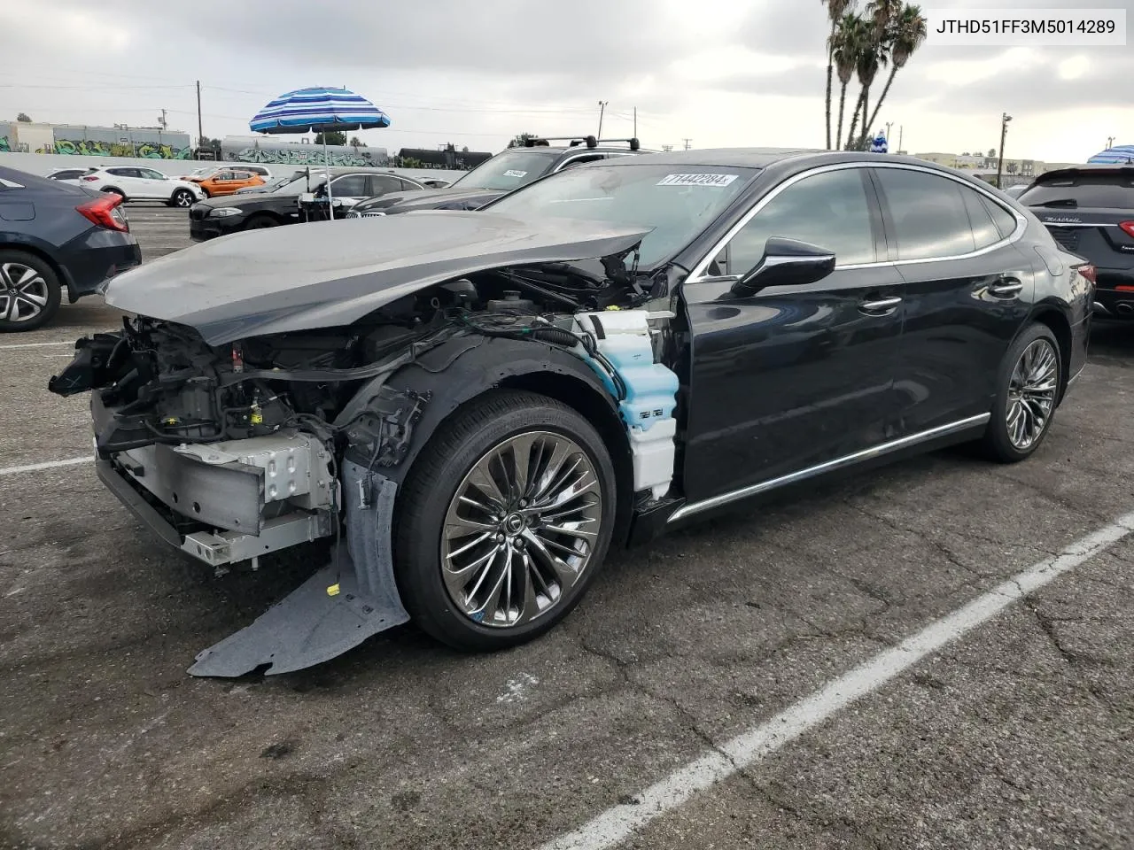 2021 Lexus Ls 500 Base VIN: JTHD51FF3M5014289 Lot: 71442284