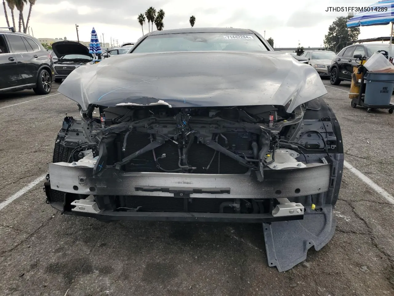 2021 Lexus Ls 500 Base VIN: JTHD51FF3M5014289 Lot: 71442284