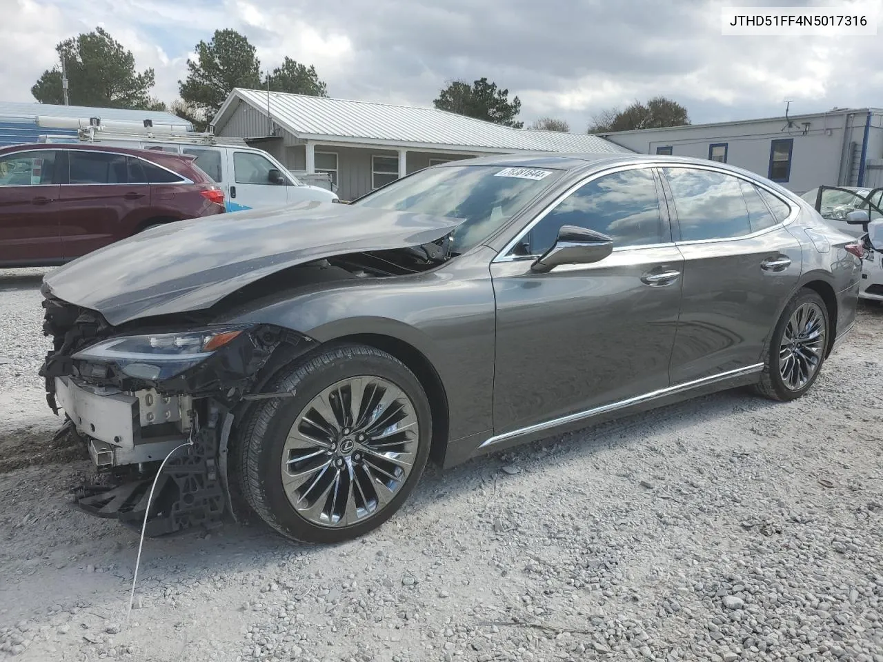 2022 Lexus Ls 500 Base VIN: JTHD51FF4N5017316 Lot: 78381644