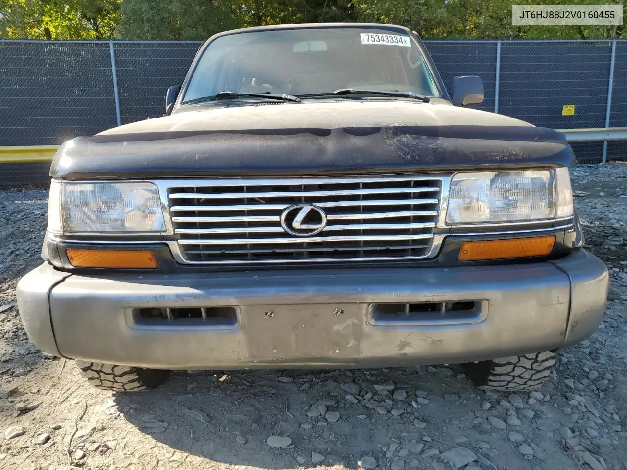 1997 Lexus Lx 450 VIN: JT6HJ88J2V0160455 Lot: 75343334