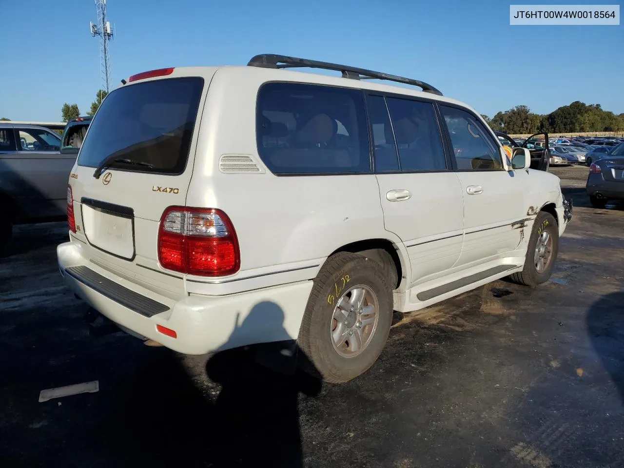 1998 Lexus Lx 470 VIN: JT6HT00W4W0018564 Lot: 69072804