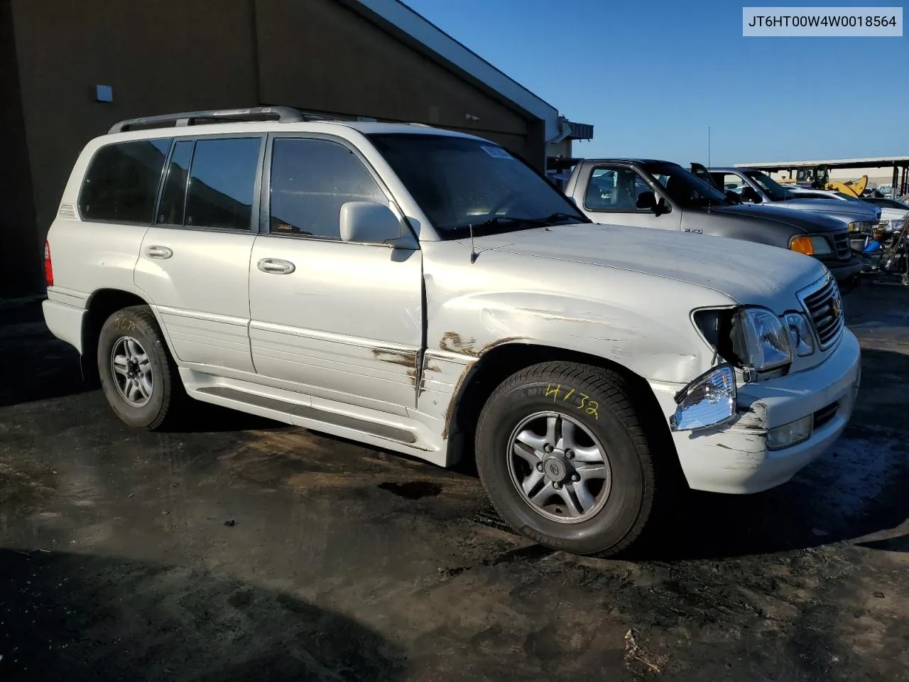 1998 Lexus Lx 470 VIN: JT6HT00W4W0018564 Lot: 69072804