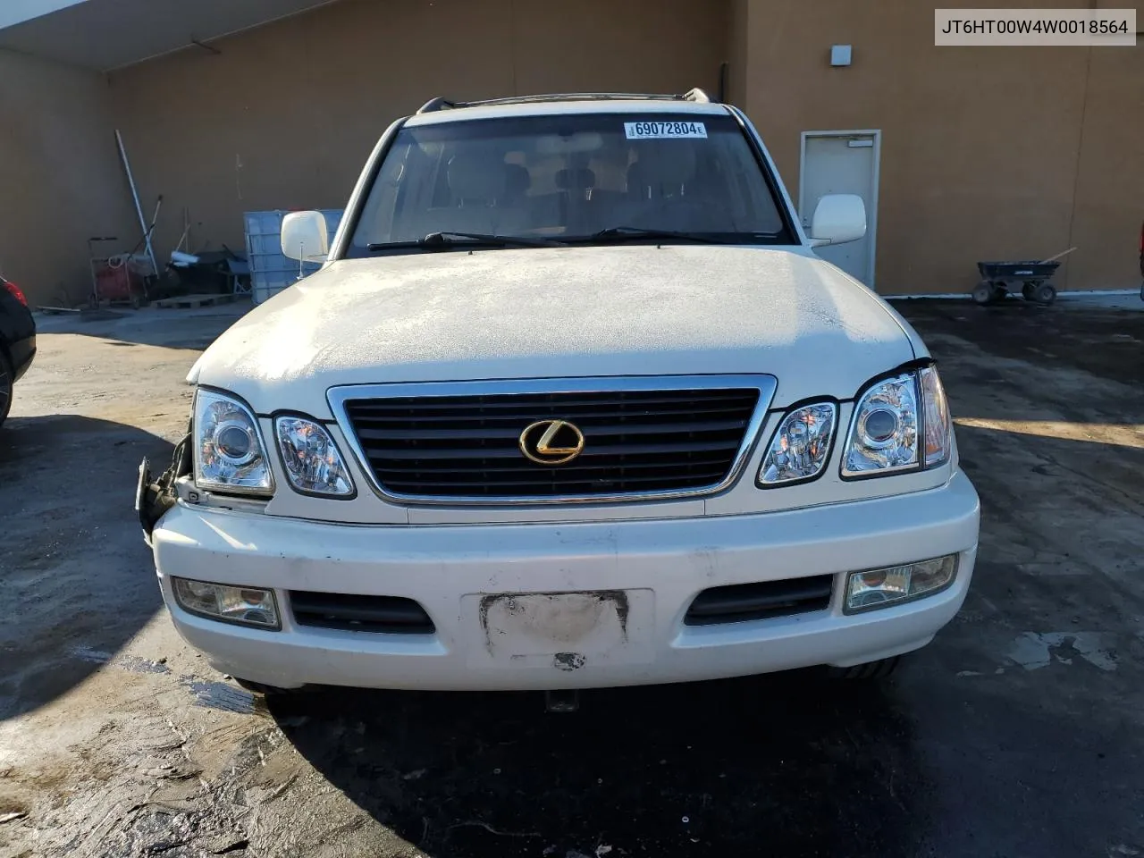 1998 Lexus Lx 470 VIN: JT6HT00W4W0018564 Lot: 69072804