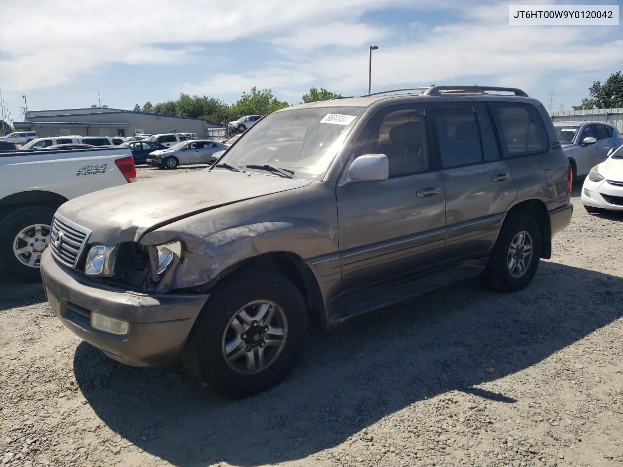 2000 Lexus Lx 470 VIN: JT6HT00W9Y0120042 Lot: 56749544