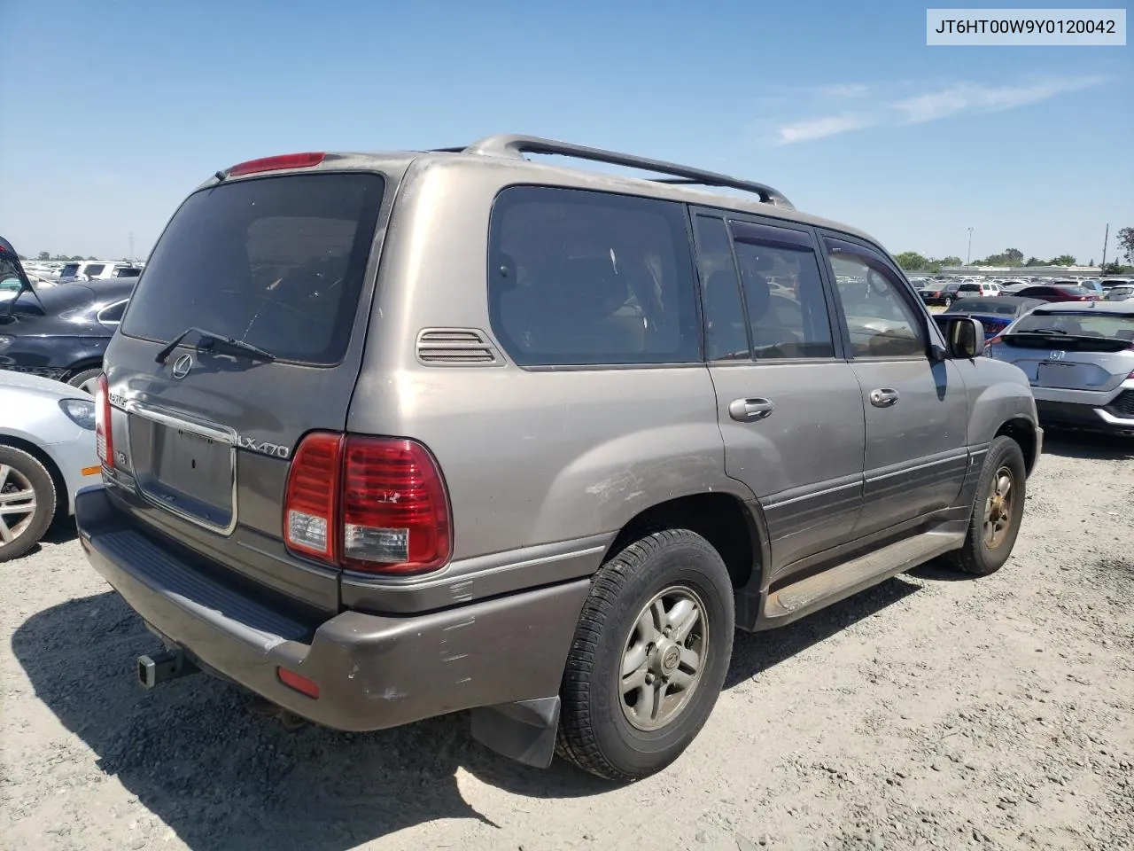 2000 Lexus Lx 470 VIN: JT6HT00W9Y0120042 Lot: 56749544