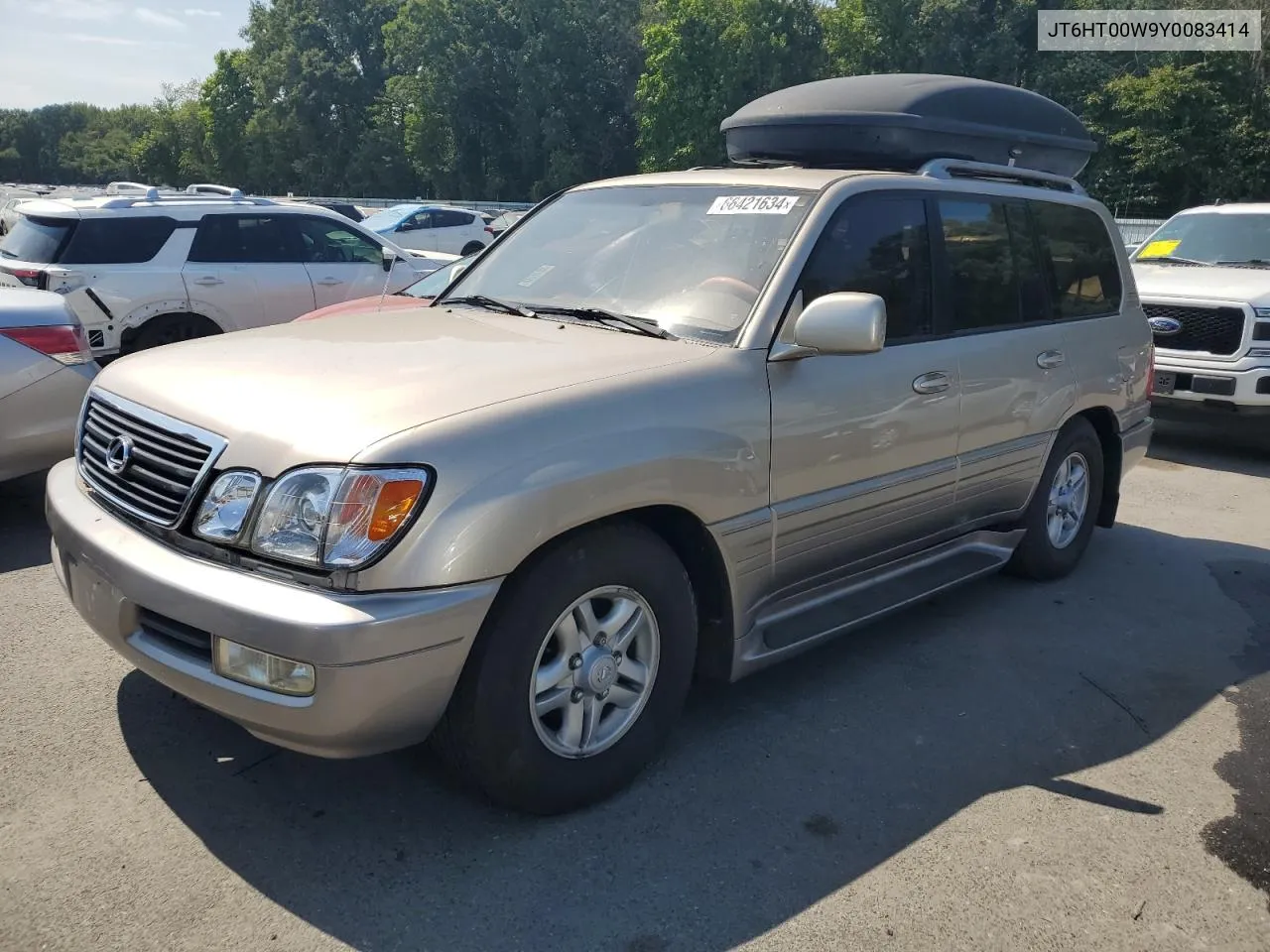 2000 Lexus Lx 470 VIN: JT6HT00W9Y0083414 Lot: 66421634