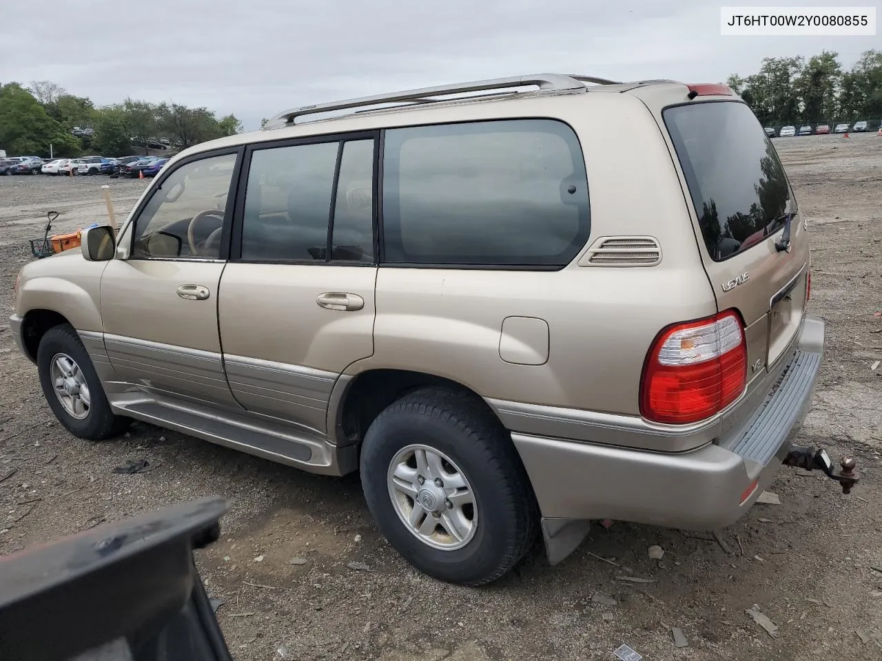 2000 Lexus Lx 470 VIN: JT6HT00W2Y0080855 Lot: 72455064