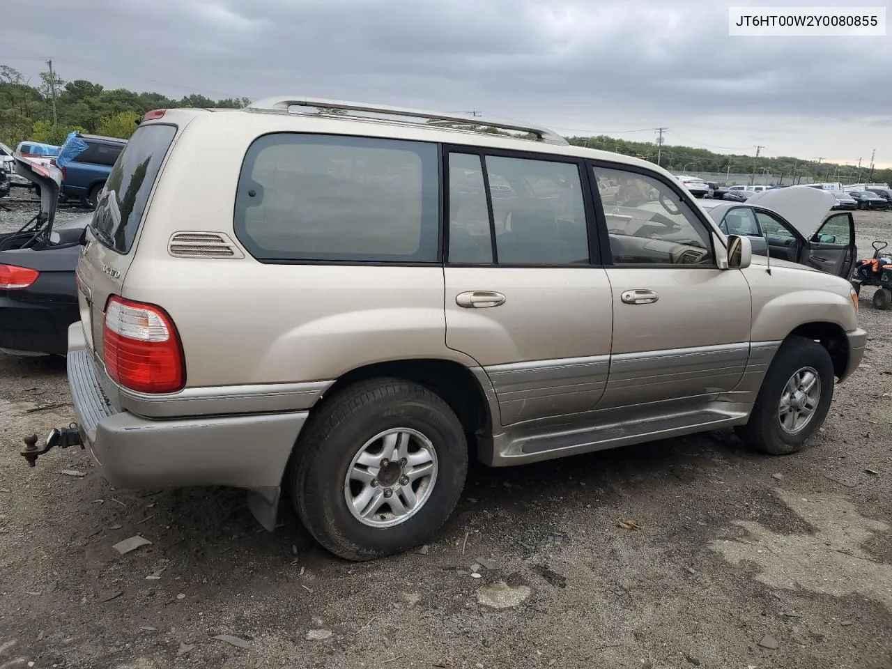 2000 Lexus Lx 470 VIN: JT6HT00W2Y0080855 Lot: 72455064