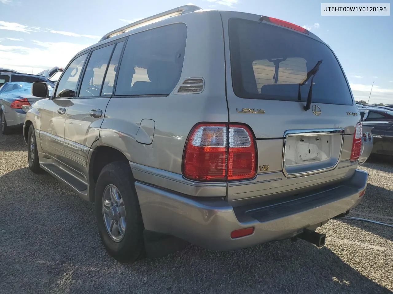 2000 Lexus Lx 470 VIN: JT6HT00W1Y0120195 Lot: 74558984