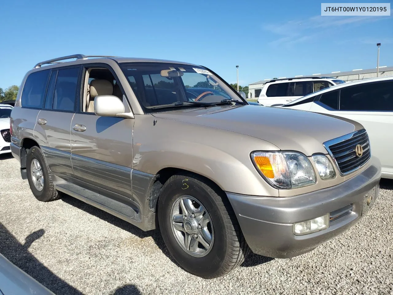 2000 Lexus Lx 470 VIN: JT6HT00W1Y0120195 Lot: 74558984