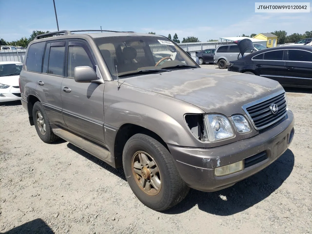 2000 Lexus Lx 470 VIN: JT6HT00W9Y0120042 Lot: 75957504