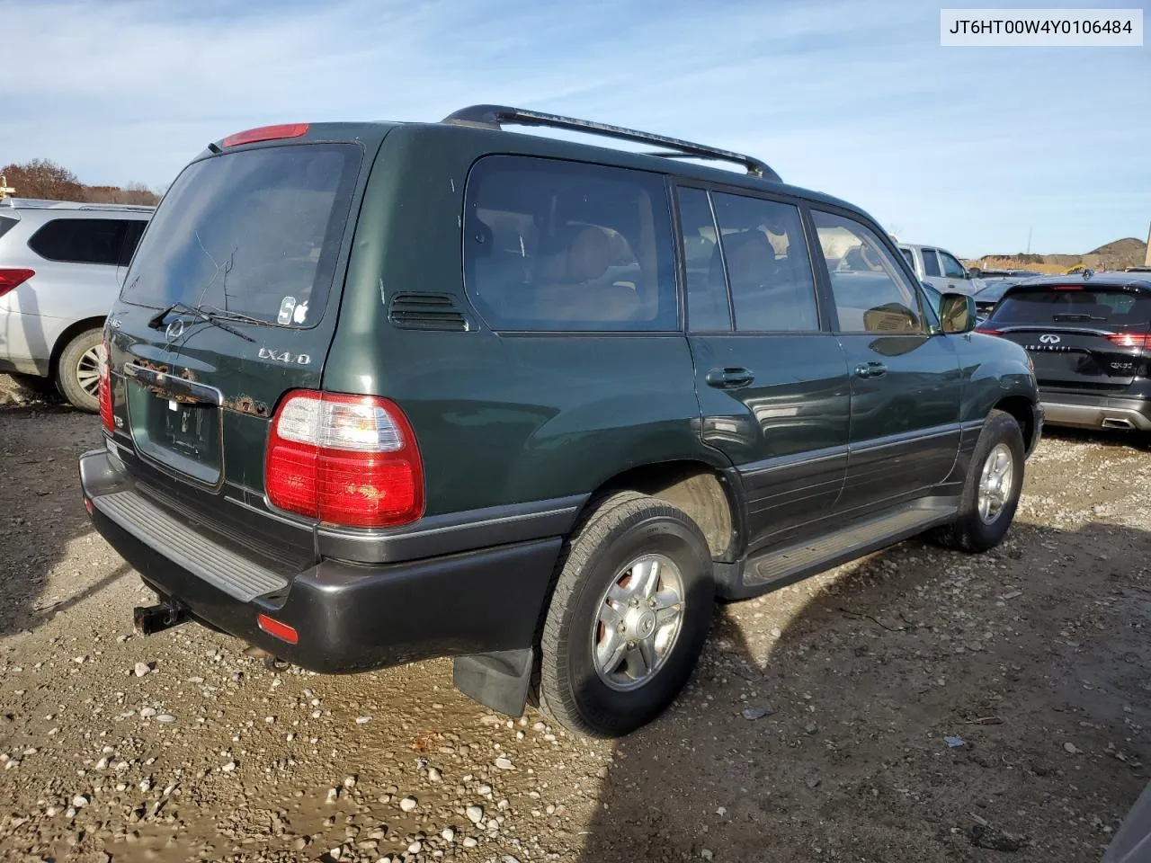 2000 Lexus Lx 470 VIN: JT6HT00W4Y0106484 Lot: 79918124