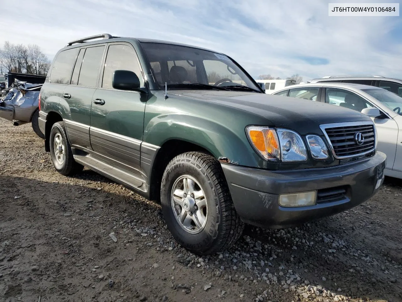 2000 Lexus Lx 470 VIN: JT6HT00W4Y0106484 Lot: 79918124