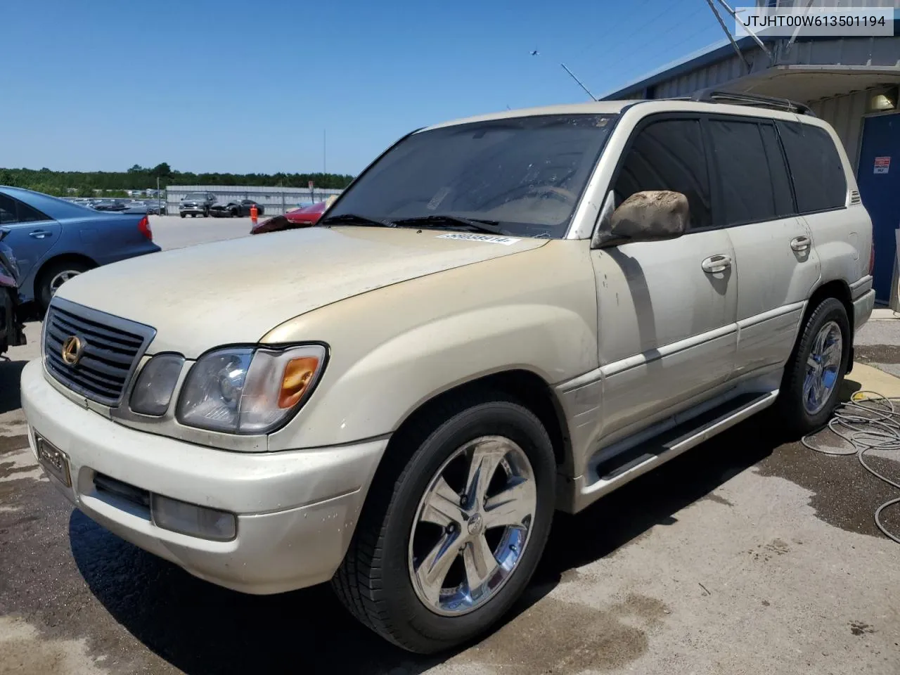 2001 Lexus Lx 470 VIN: JTJHT00W613501194 Lot: 58038914