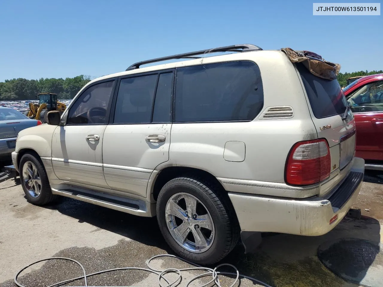 2001 Lexus Lx 470 VIN: JTJHT00W613501194 Lot: 58038914