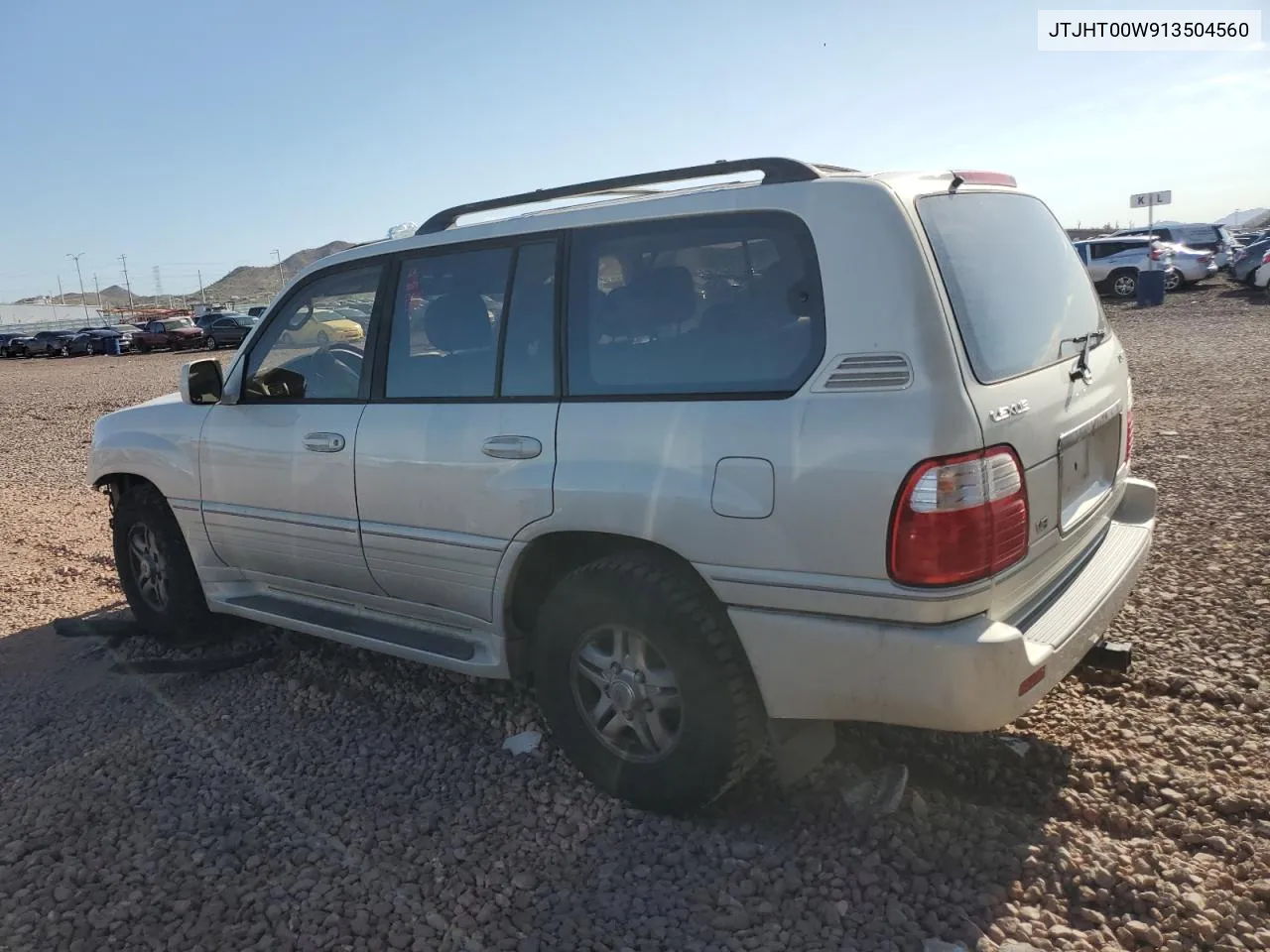 2001 Lexus Lx 470 VIN: JTJHT00W913504560 Lot: 68288104