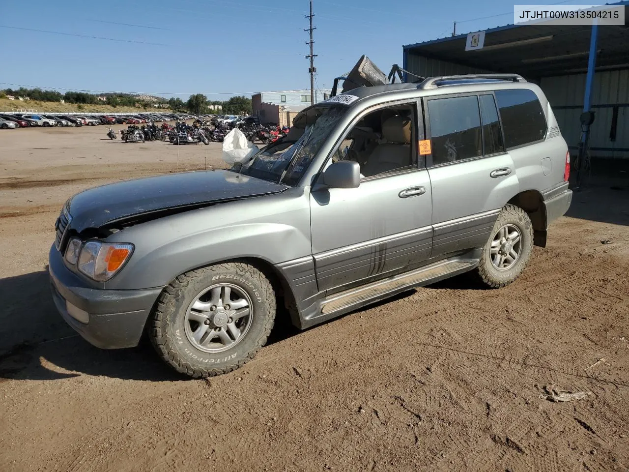 2001 Lexus Lx 470 VIN: JTJHT00W313504215 Lot: 74683164